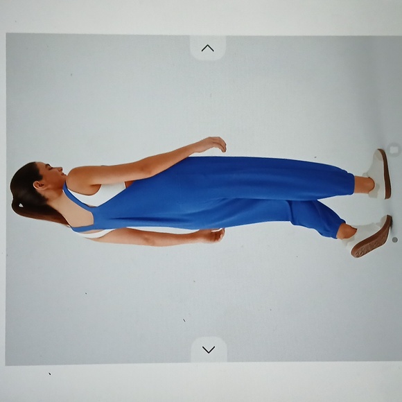 206. Halara Adjustable Strap Button Multiple Pockets Waffle Jogger Overa… - Picture 2 of 3